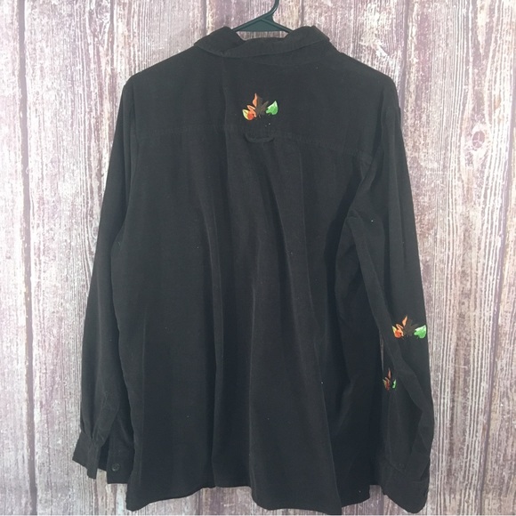 Quacker Factory Fall embroidered Shirt - Picture 4 of 4